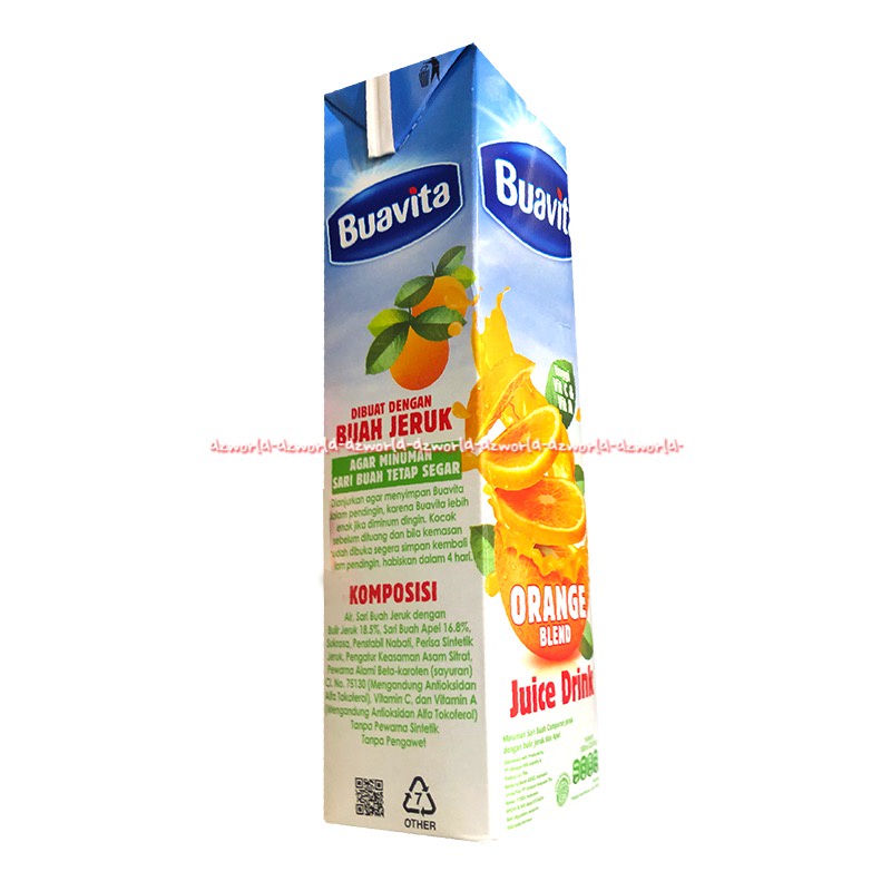 Buavita 1L Guava Mango Apple Vitamin A C Juice Siap Minum Uht Jus Jambu Biji Manga Apel Buafita UHT