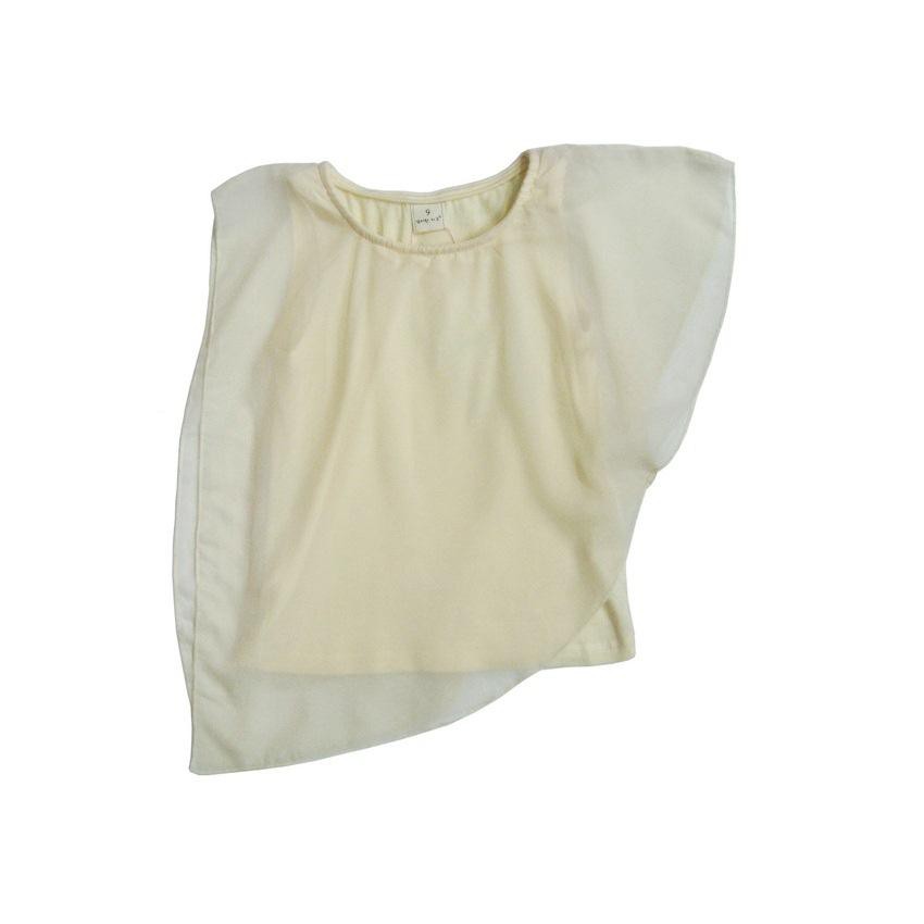 SALE Atasan Sifon Polos Cream