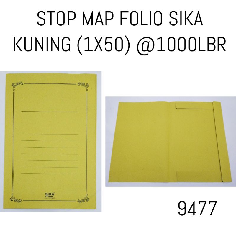 

STOP MAP FOLIO TEBAL WARNA KUNING