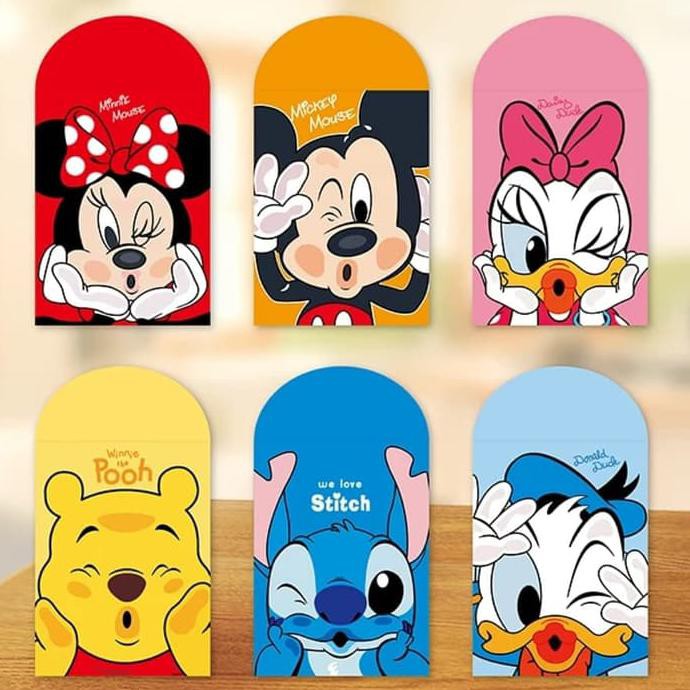 

Open Ds Amplop Lebaran Angpao Lebaran Isi 6Pc Karakter Disney