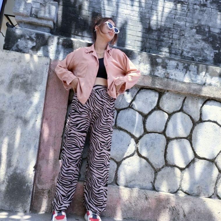 ZAF.10Jn22ᴶ | KULOT ZEBRA / KULOT ANIMAL / CELANA KULOT WANITA / KULOT MOTIF ZEBRA