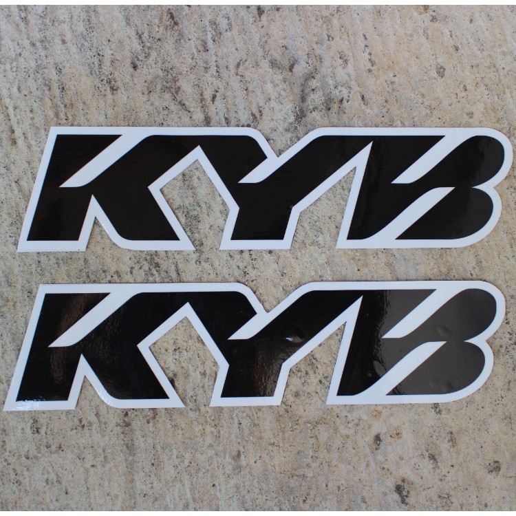 Sticker USD KYB Hitam Klx Crf Kx KTM Husqvarna Expedition Realjump Yz MGV WR