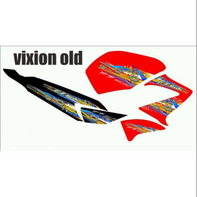 STRIPING VIXION LAMA STRIPING VIXION OLD STRIPING TRANSPARAN VIXION OLD STRIPING VIXION HOLOGRAM