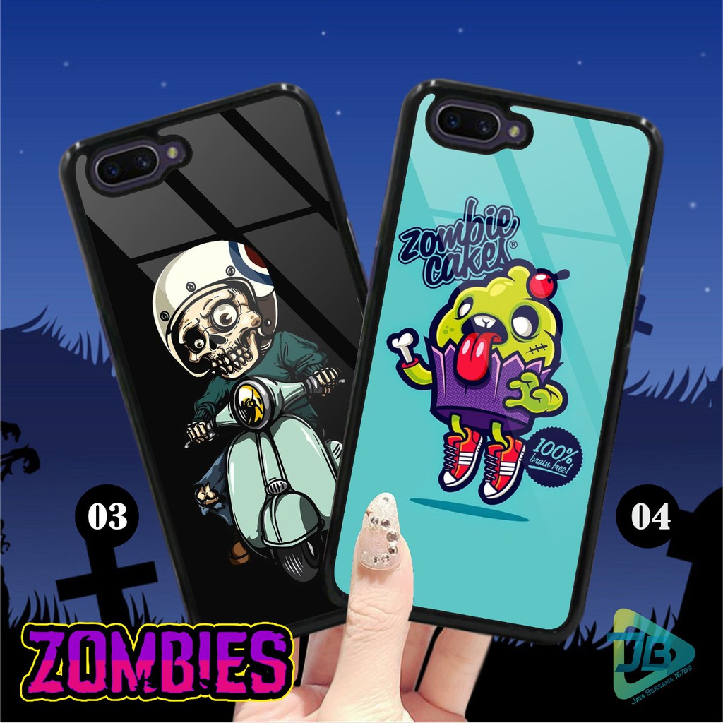 HARDCASE 2D GLOSSY ZOMBIES OPPO VIVO XIAOMI SAMSUNG REALME IPHONE ALL TYPE JB4679