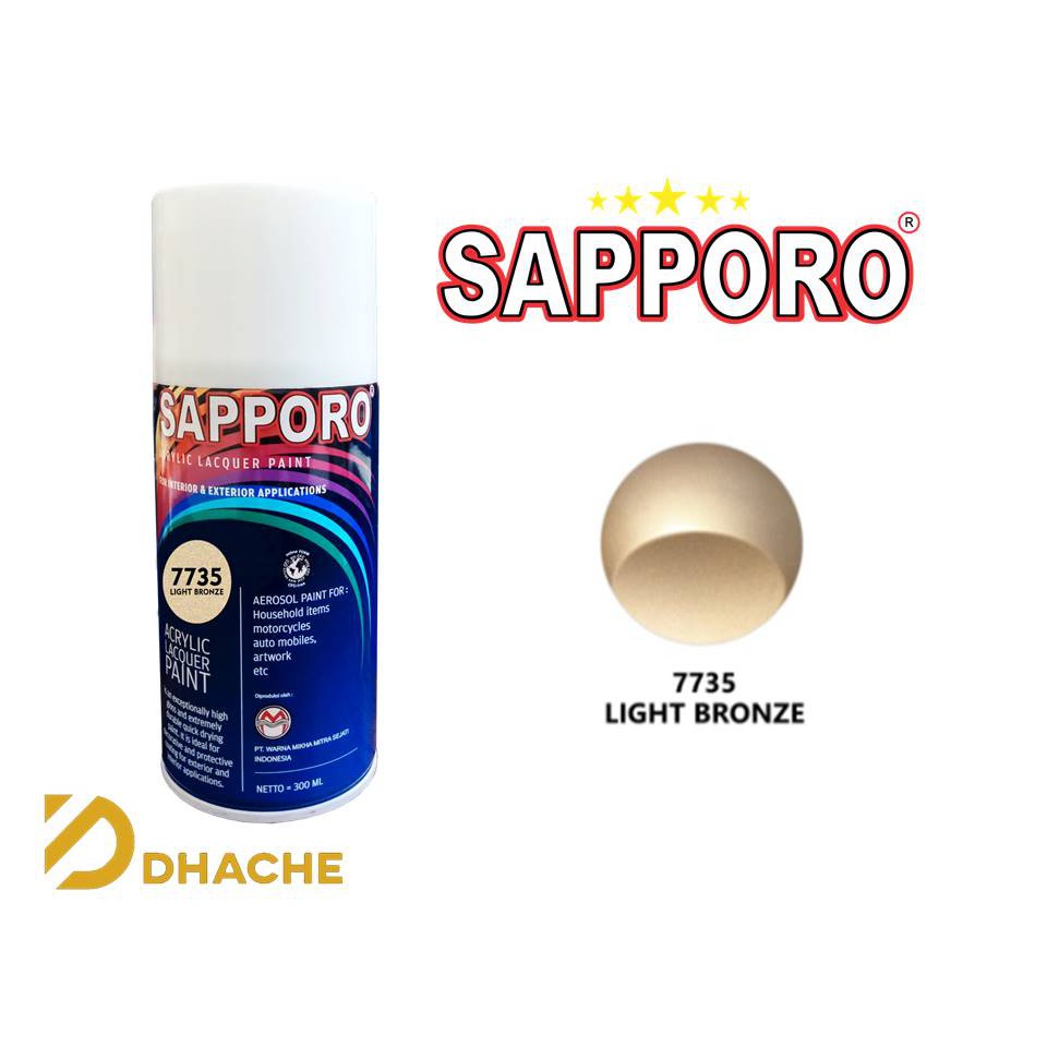 Cat Semprot Sapporo Spray 7735 Light Bronze / Pylox