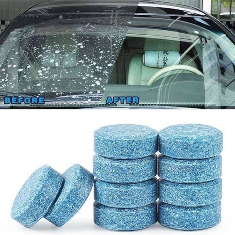 BS322 Sabun Pembersi Wiper Kaca Mobil Glass Cleaner Tablet