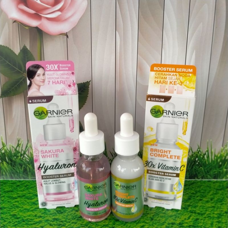 SERUM GARNIER SAKURA WHITE 30ml SERUM GARNIER LIGHT COMPLETE VITAMIN C 30ml