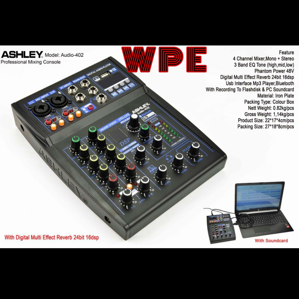 Mixer audio ASHLEY Audio-402 / Audio 402