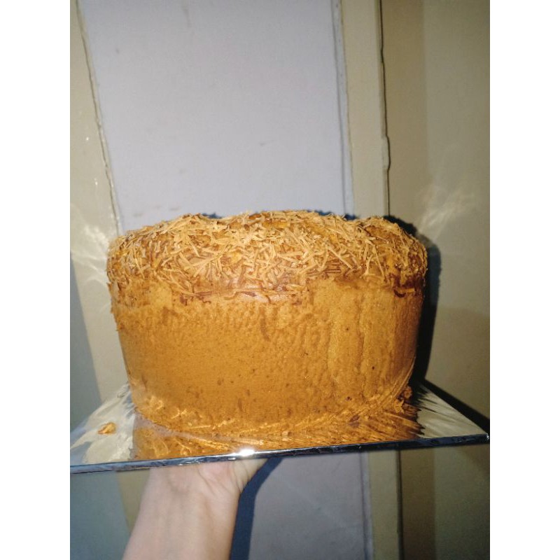 

chiffon cake double cheese