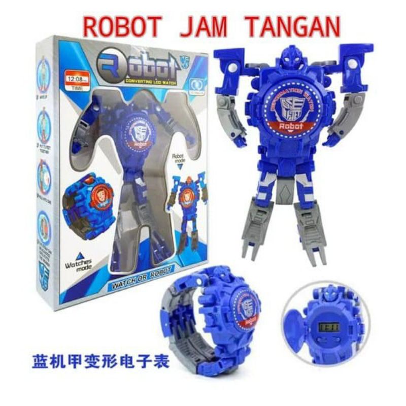 JAM TANGAN ANAK&quot; BISA BERUBAH MENJADI ROBOT//JAM TANGAN ANAK ROBOT