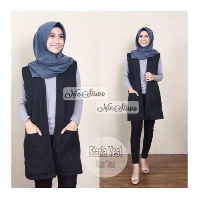 VEST OUTER WANITA ROMPI BAJU LUARAN MURAH CEWEK TERBARU KOREA STYLE
