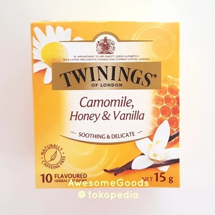 Jual B062 Twinings Camomile Honey & Vanilla 10 Tea Bags G054S | Shopee ...