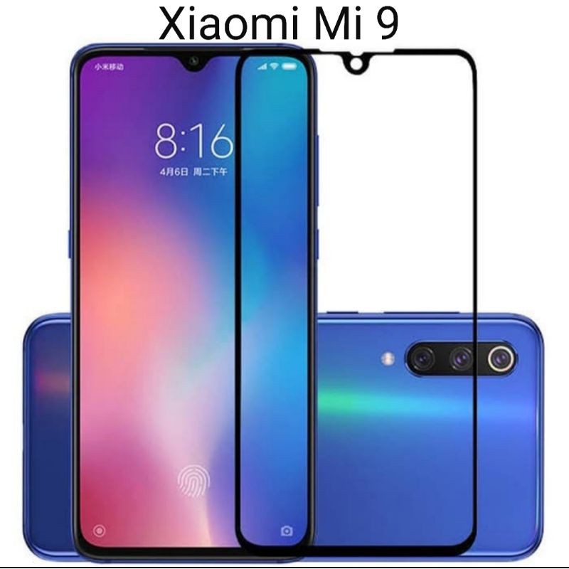 Xiaomi Mi 9 Tempered Glass Full Layar Anti Gores Kaca