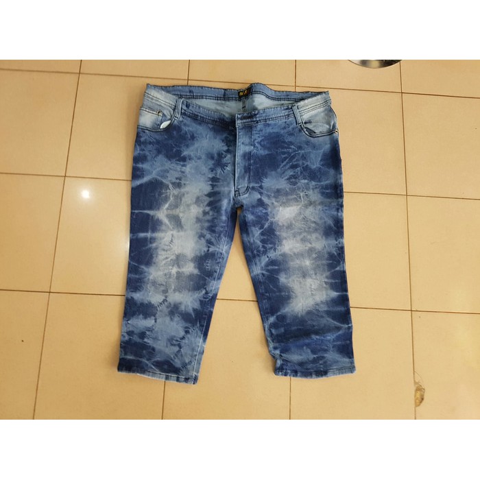 celana 7/8 jeans wanita size 39 40 41 42 stret big jumbo murah bagus