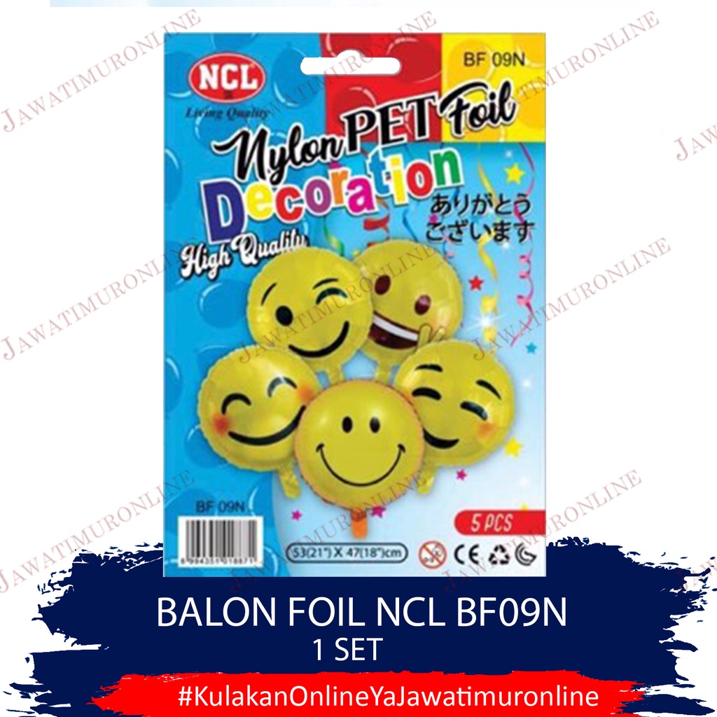 Balon Foil Set Smiley BF09N 53 x 47