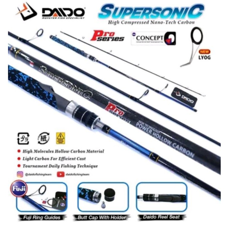 joran daido supersonic pro series 165cm 180cm 15lb  17lb 20lb