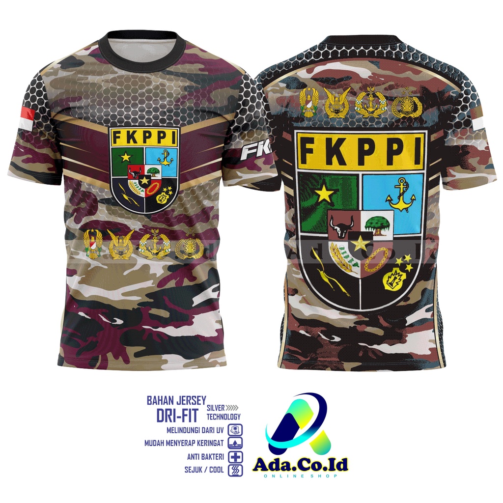 Kaos jersey FKPPI Lengan pendek / Kaos jersey Dryfit Fullprint Sublime FKPPI Model terbaru
