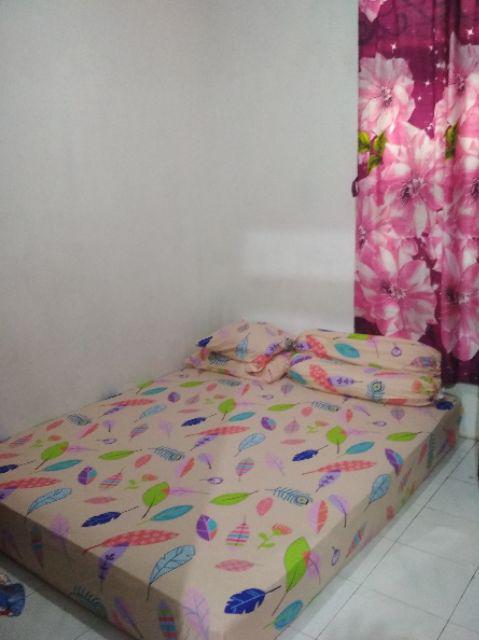 Sprei Anti Geser Sakura Dream Warna Pastel│ Seprei Katun Bahan Katun Star