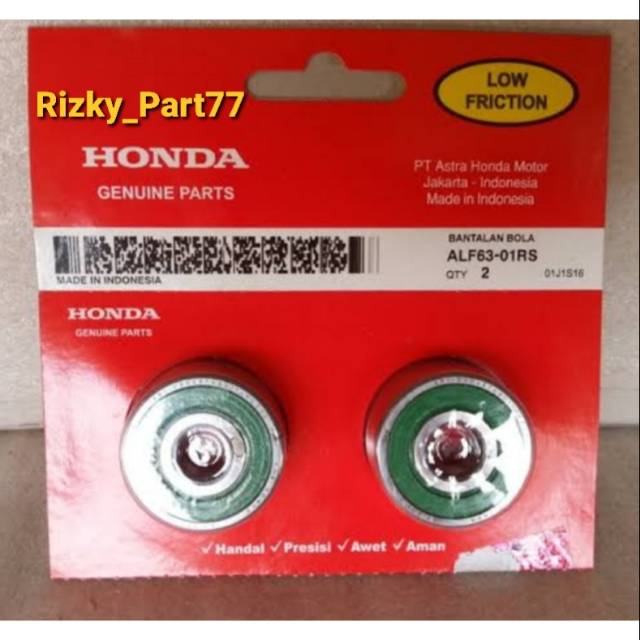 BERING/LAHER HONDA 6301 RS Laher Lahar Grand, Revo, Blade, Supra x, supra, Gl Ball ring ORI AHM.