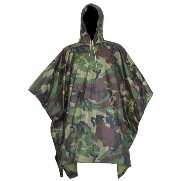 J034 Jas Hujan Motor PVC Motif Tentara Doreng Loreng Camo Waterproof Raincoat Anti Air Tidak Tembus