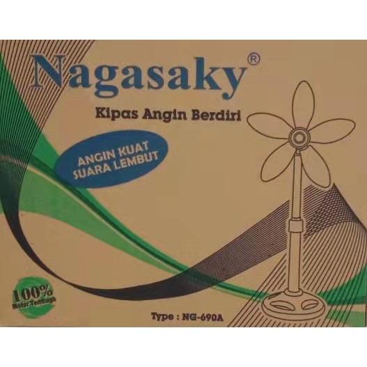 kipas angin berdiri NAGASAKY ng-690a 20w (mini stand fan)