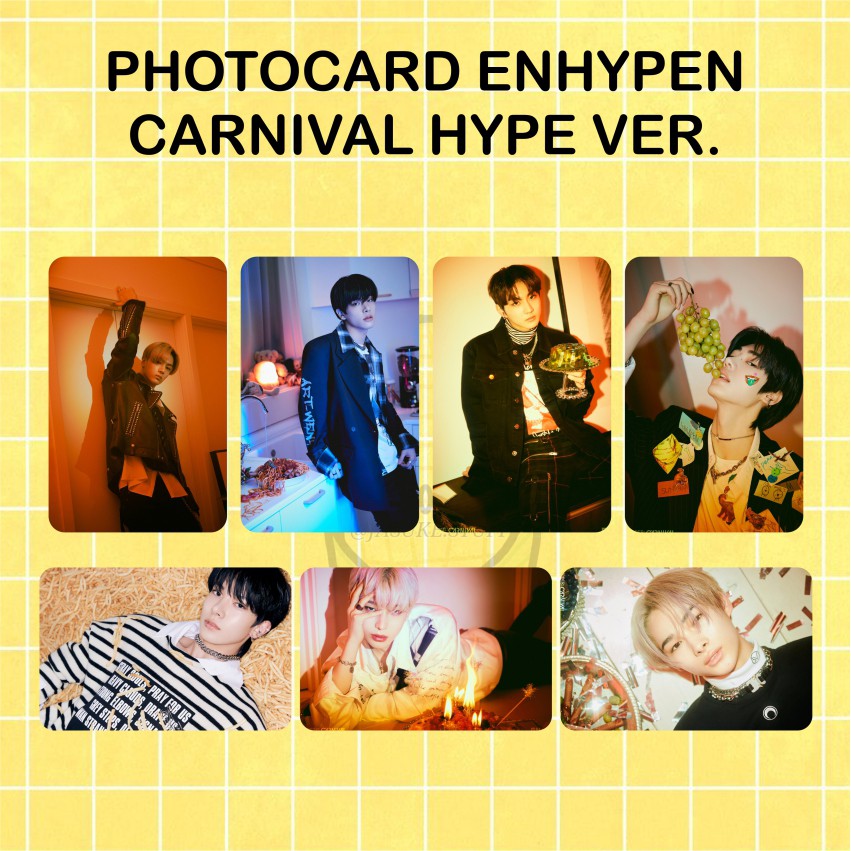 (READY) Photocard Enhypen Border: Carnival Hype Ver