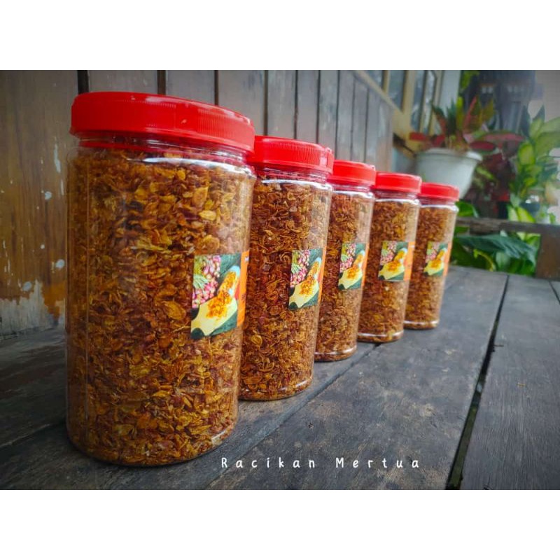 

Bawang Goreng Murni By Racikan Mertua Kemasan Toples 275 gr