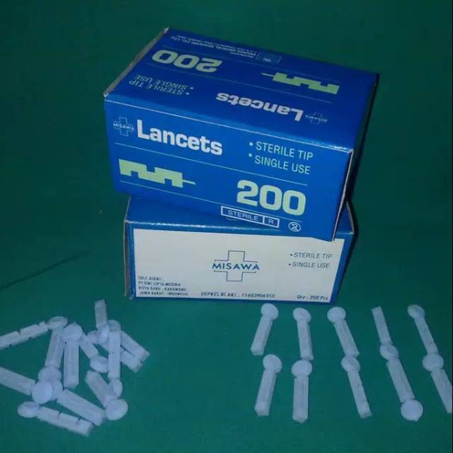 Lancet Misawa Original 200pcs - Lancet Misawa Asli Japan - Jarum Misawa - Jarum Bekam Misawa