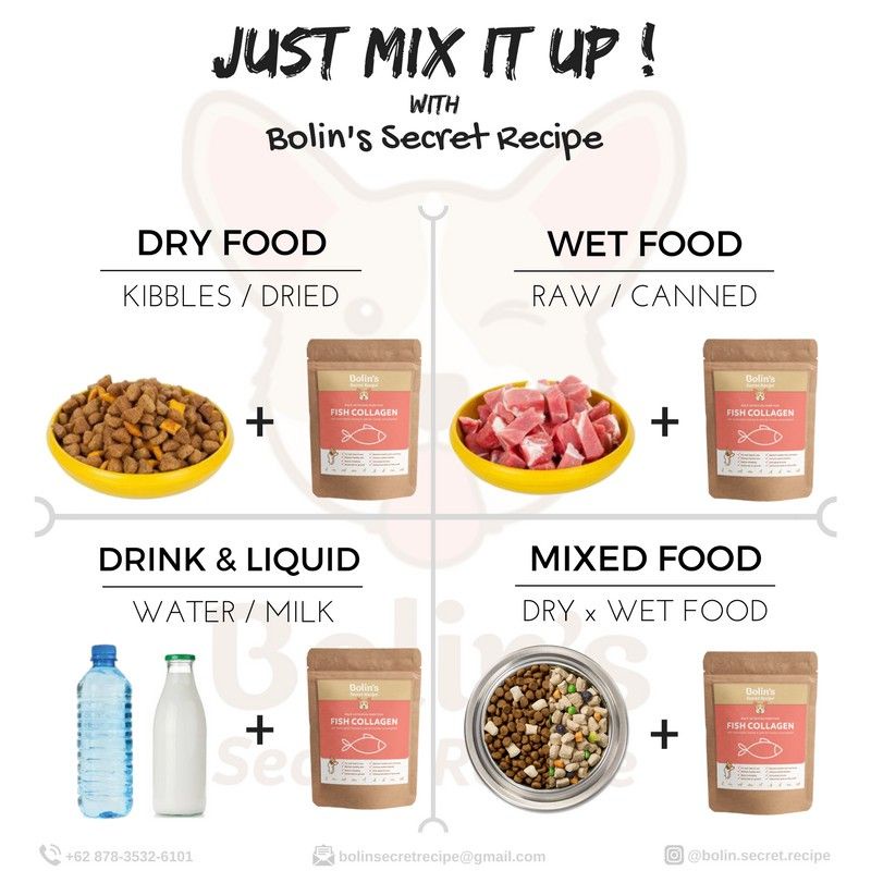 Bolin's secret recipe 50gr . Bolin vitamin untuk anjing dan kucing.