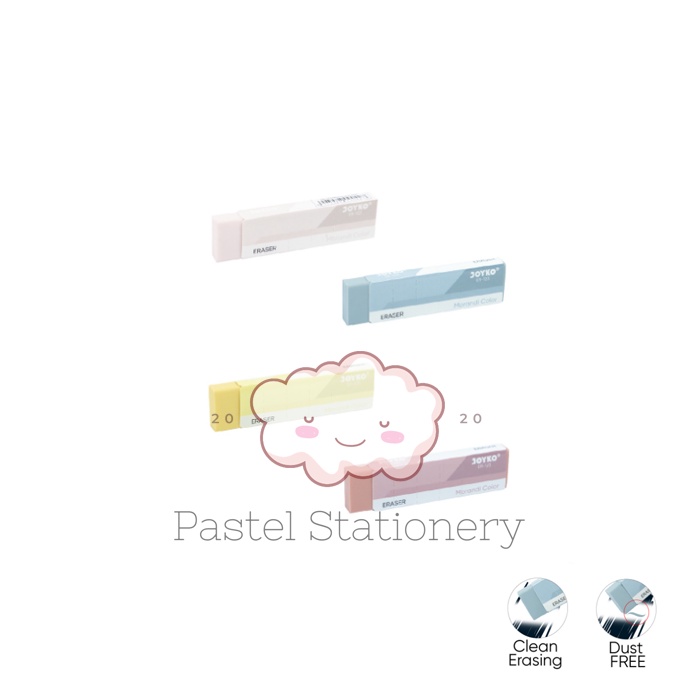 

Penghapus Pensil Morandi Pastel Joyko ER-123 - Pencil Eraser Joyko