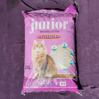JUNIOR CAT LITTER Banyak Aroma 20kg / 25lt - Pasir Gumpal & Wangi