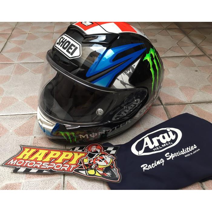 2ND MULUS 95% HELM FULLFACE SHOEI X14 BRADLEY ORIGINAL JAPAN SIZE L