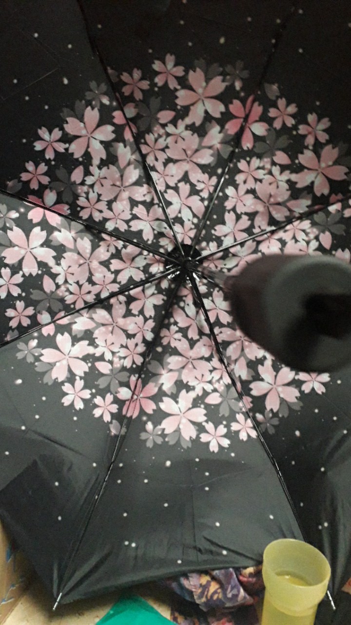 Payung Lipat Motif Kupu Kupu Sakura Japan Kawaii Series