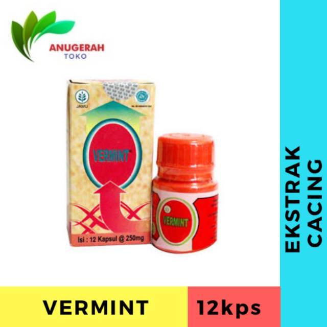 ✅ Vermint extra cacing 12 kapsul