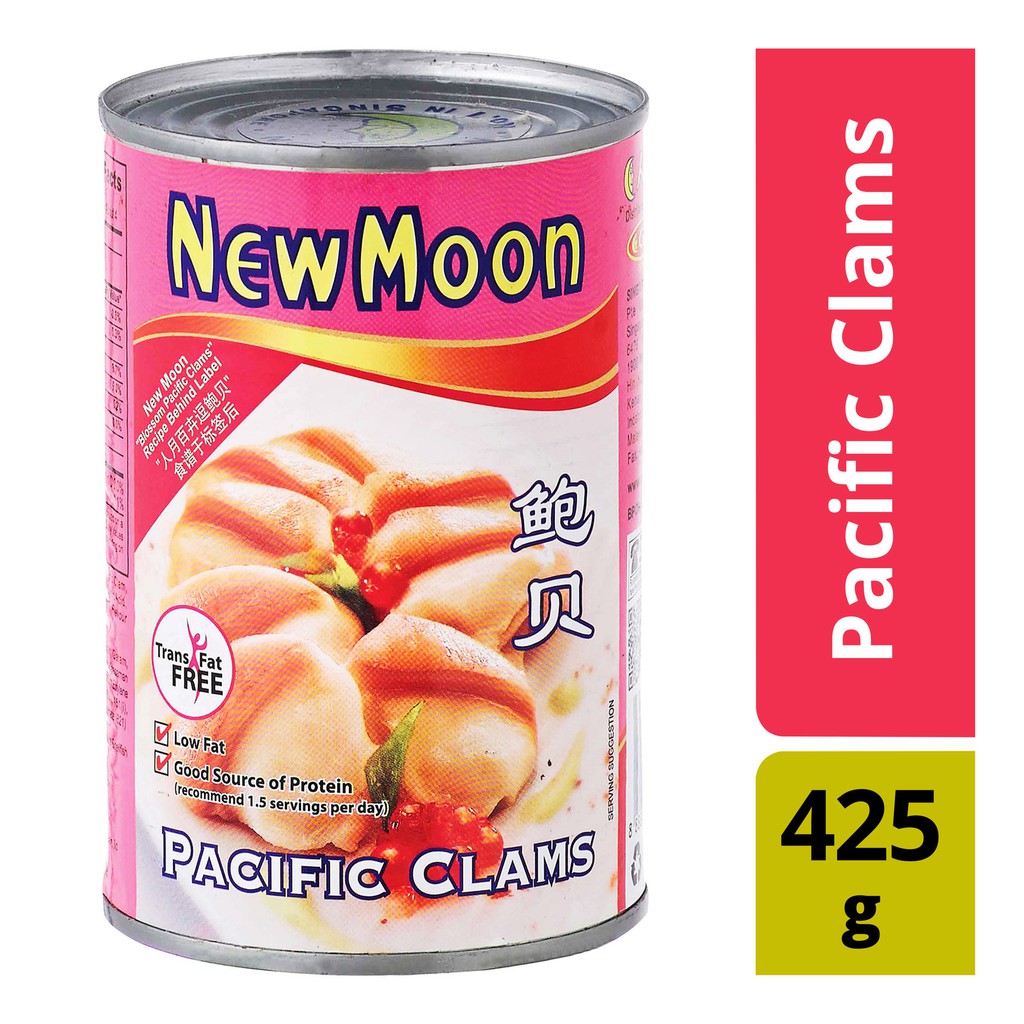 

New Moon Pasific Clams 425g