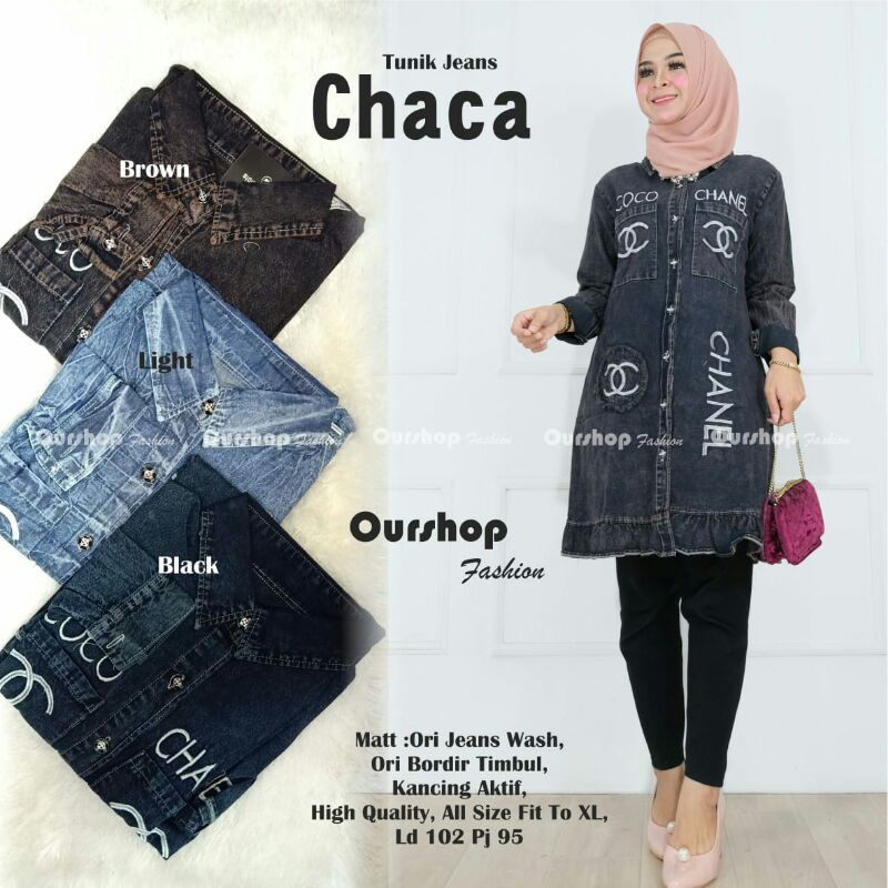 Tunik Jeans Cacha