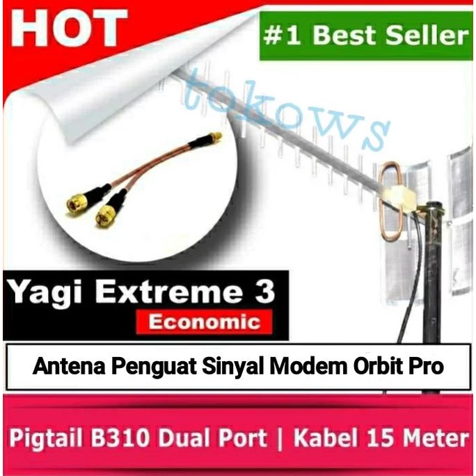 Antena Penguat Sinyal Orbit Pro - Yagi Extreme 15M