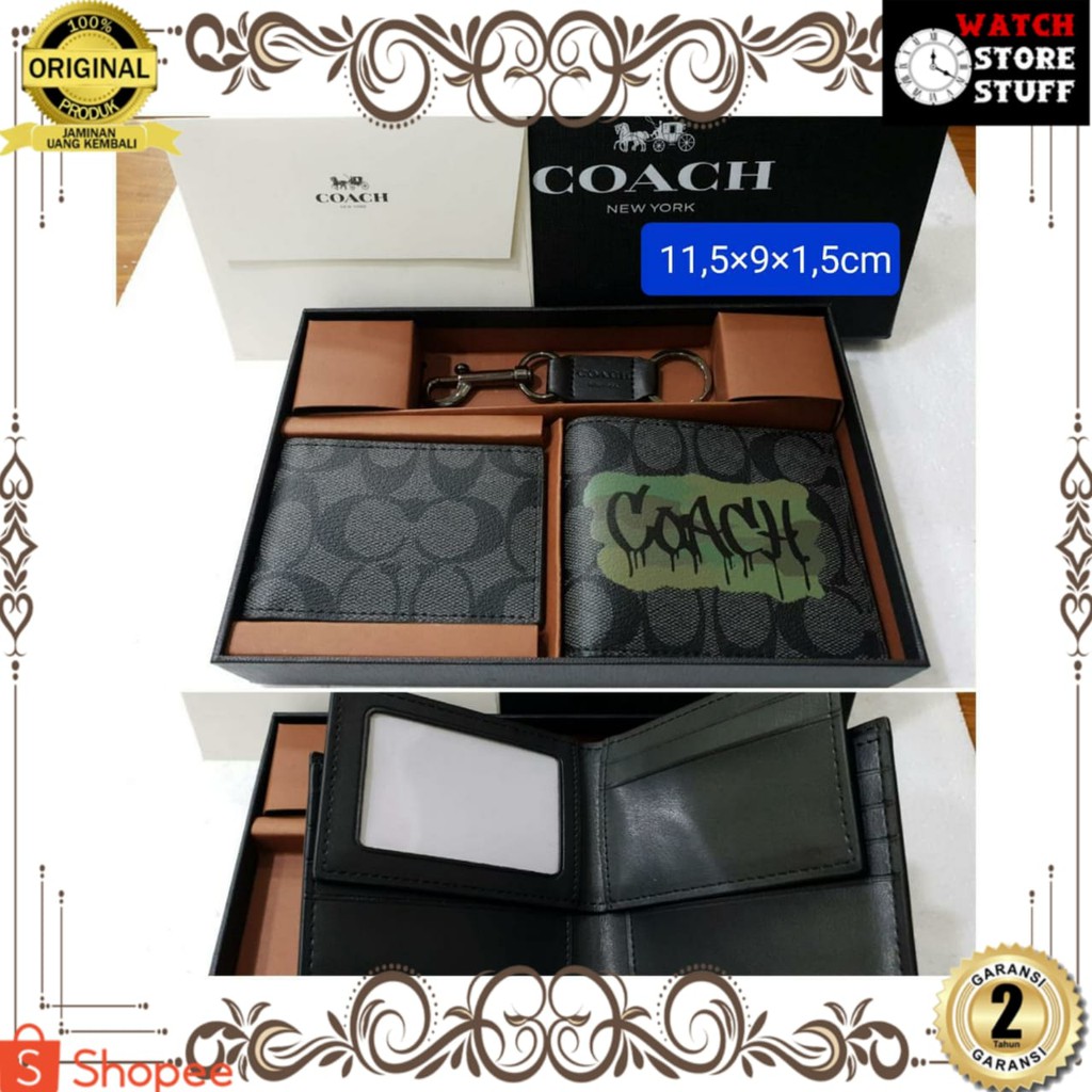[DOMPET COACH ORIGINAL FO] DOMPET PRIA COACH WALLET MEN