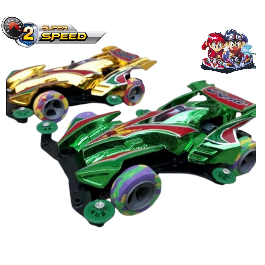 Mainan Tamiya Tamia Mini 4WD Bonus 4 Ban Roda Busa Mainan Anak