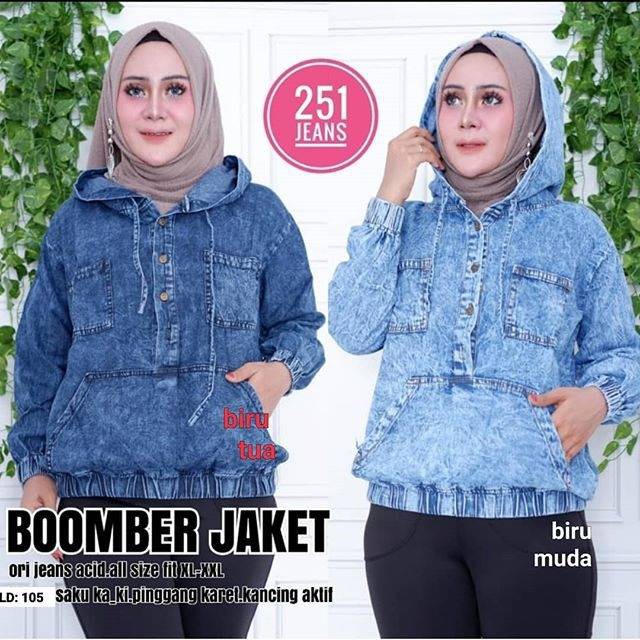 Jaket Boomber Hoodie Acid