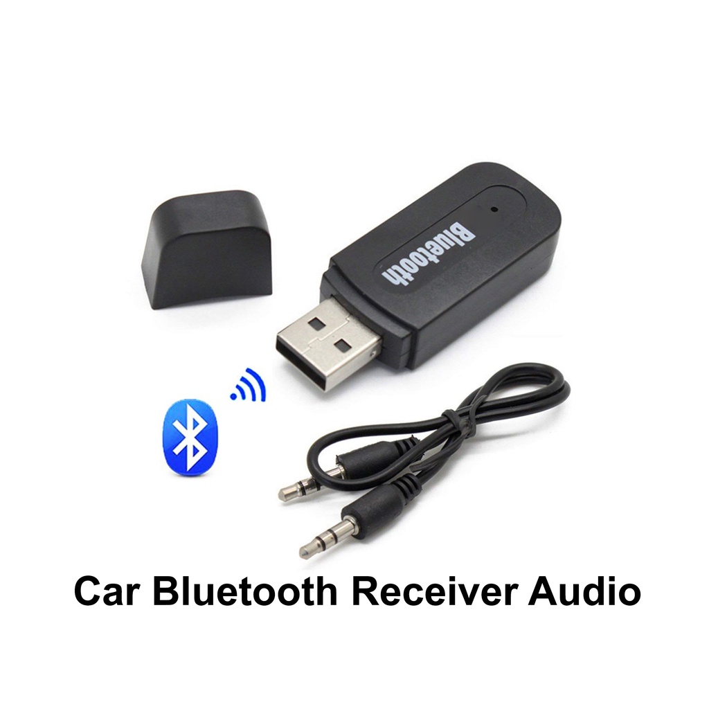 Bluetooth Wireless Audio Receiver Dongle Music Receiver AUX 3.5mm Bluetooth Receiver Type 301 Jack Audio Port 3.5mm Universal Bisa untuk sepiker mobil mode casan wirles poernya