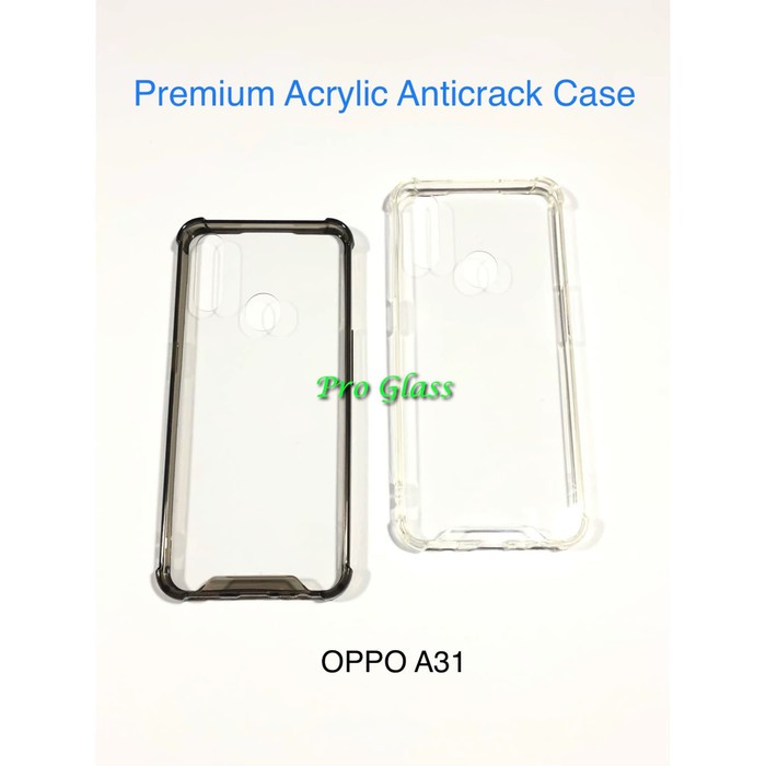 OPPO A31 Anticrack / Anti Crack / ACRYLIC Case Silicone Premium