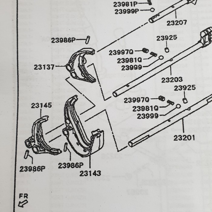 Fork Garpu Transmisi Manual Gigi 3 4 Mitsubishi Triton All New Triton