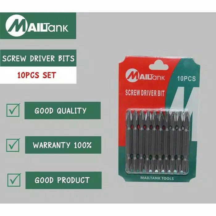 Mata obeng gypsum Murah isi 10pcs / mata bor Screw driver bit