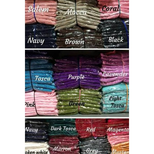 4Jxv Gamis Polos Jersey / Gamis Polos Jersey Zoya / Gamis Premium Murah - Hitam 9Eds