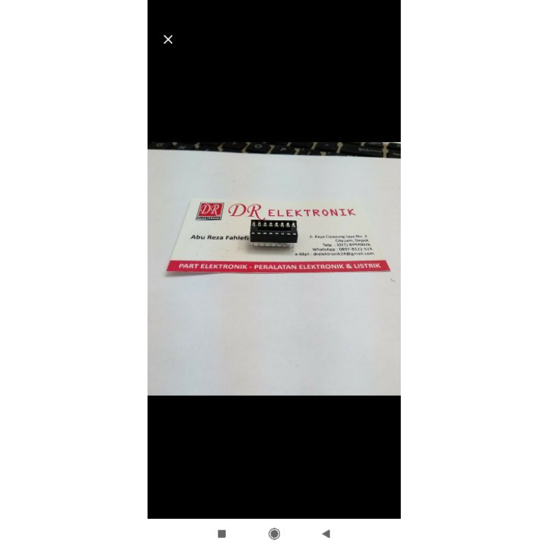 Soket IC 16p Socket IC kaki 16 pin adapter 2x8 DIP