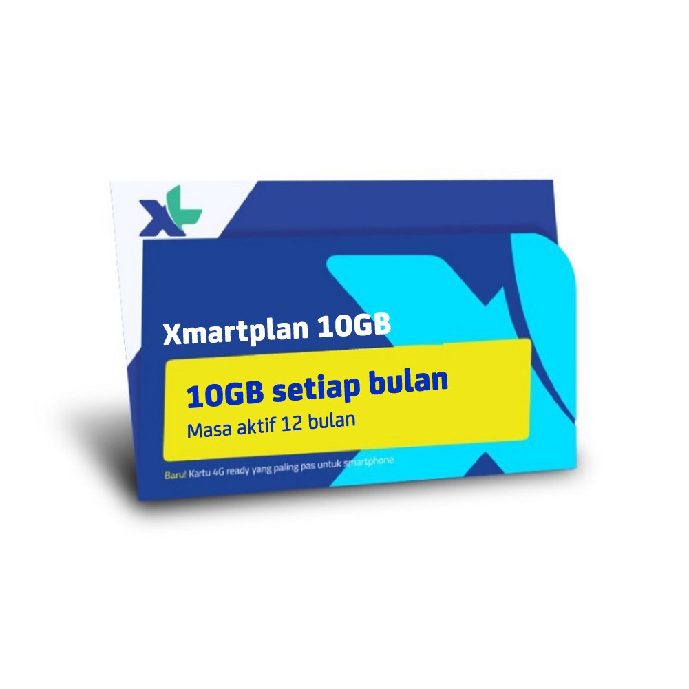 Xl Xmartplan Kartu Perdana Paket 10gb 12 Bulan Shopee Indonesia