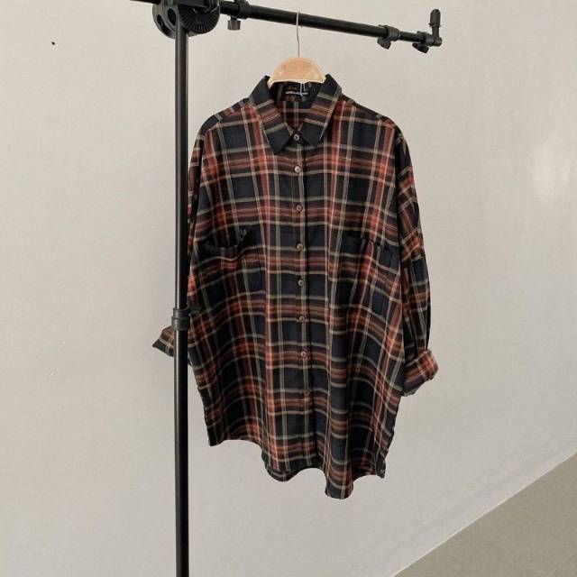 kalila flanel shirt by rosella closet