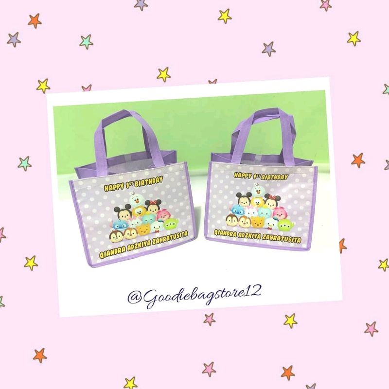 

tas ultah tsum tsum goodiebag premium tas birthday terbaru