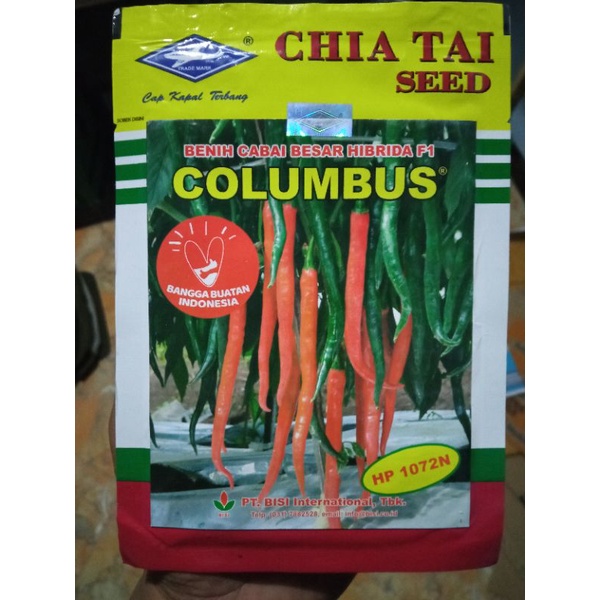 Benih cabe besar F1 COLUMBUS isi 10gram